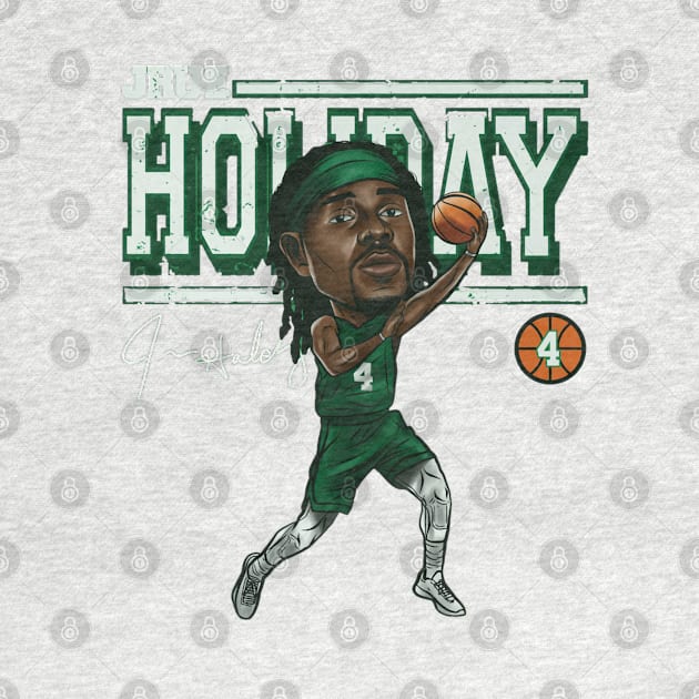 Jrue Holiday Boston Cartoon by ClarityMacaws